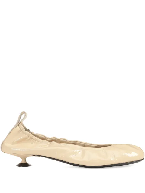 Sergio Rossi 25mm Orb leather pumps Neutrals B13620MMVV37120