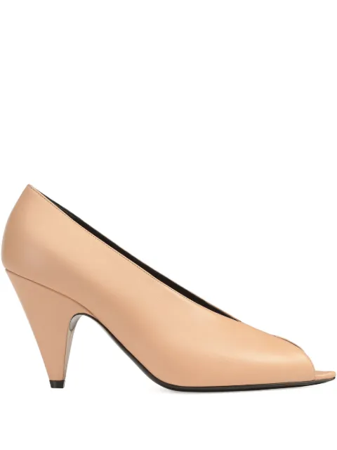 Sergio Rossi open-toe pumps Neutrals B13170MMVN14110