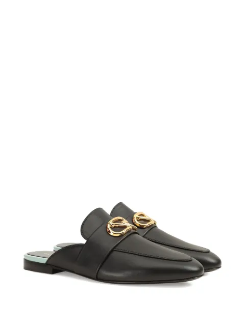 Sergio Rossi logo-plaque mules Black B11310MMVN13370
