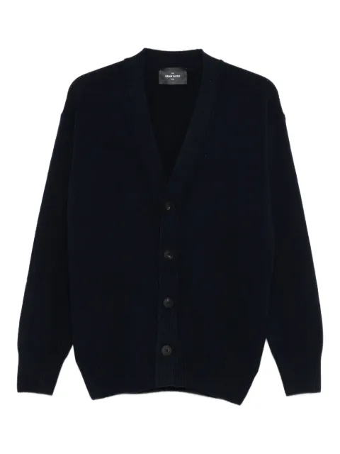 Gran Sasso buttoned wool cardigan Blue 2318825051