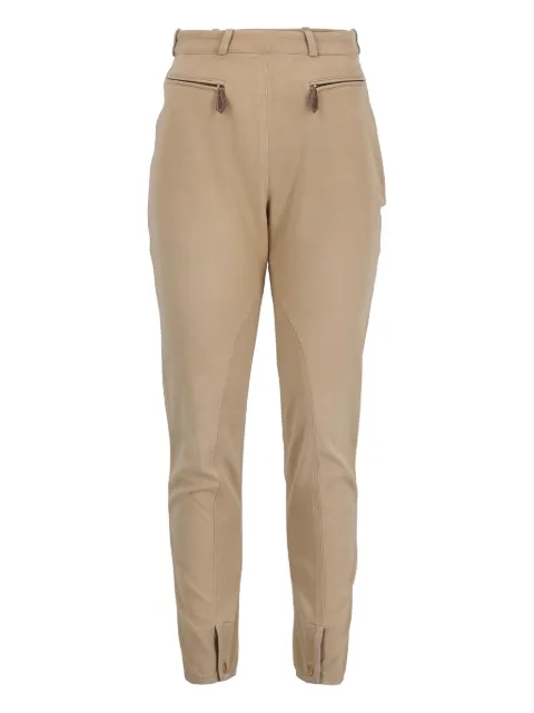 Hermès Pre-Owned cotton trousers Neutrals MR20062547