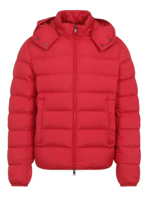 Moncler Montbrocq hooded quilted down jacket Red L20911A00112597YW