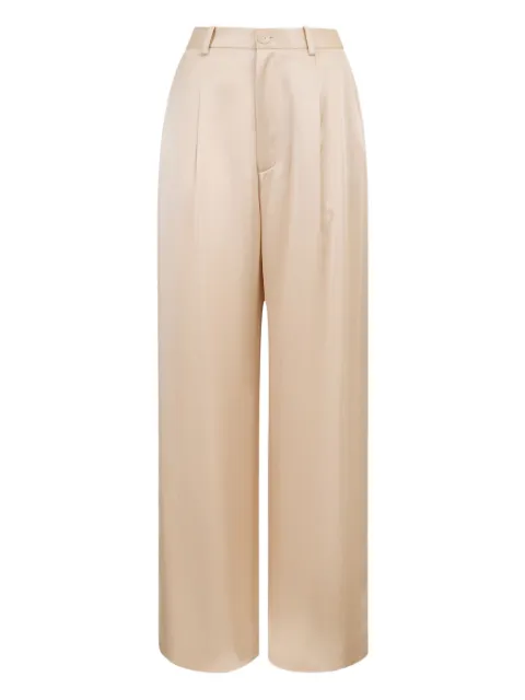 LAPOINTE pleated straight trousers Neutrals R2257088OJA