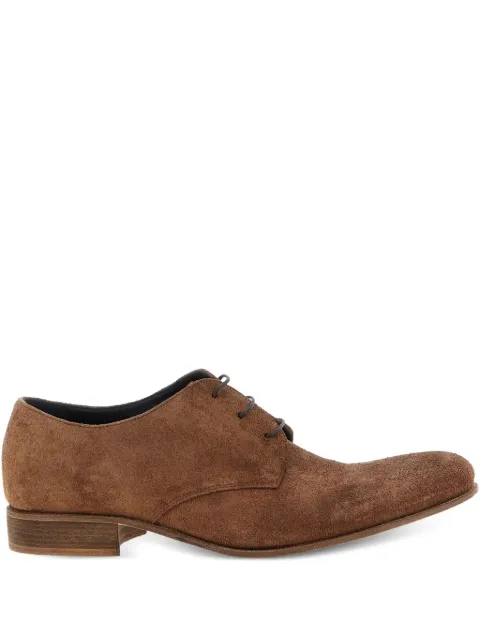 Julian suede-leather lace-up shoes Brown CAMMARRONE