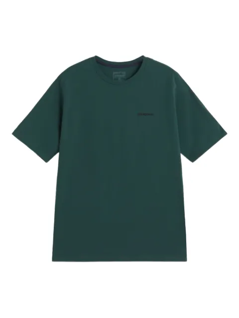 Patagonia logo-print T-shirt Green 38504