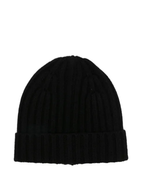 BeYou ribbed-knit cashmere beanie Black CD6083F5