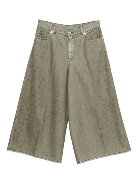 Nine In The Morning five-pockets trousers Green PFW25LXA08