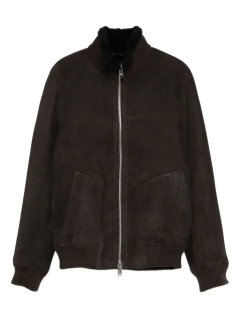 Arma suede bomber jacket Brown 112G256034