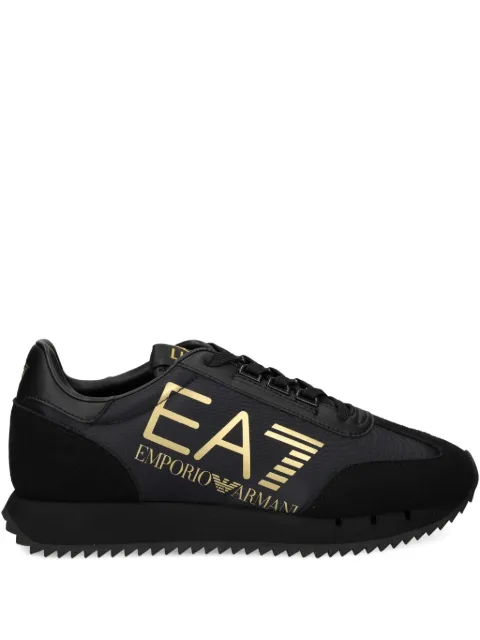 Ea7 Emporio Armani logo-detail lace-up sneakers Black 7X000541AF18609