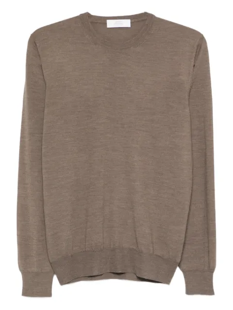 Mauro Ottaviani crew-neck wool sweater Brown WH011001