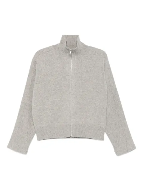 Jil Sander high-neck zip-front cardigan Grey J02HP0035J14804