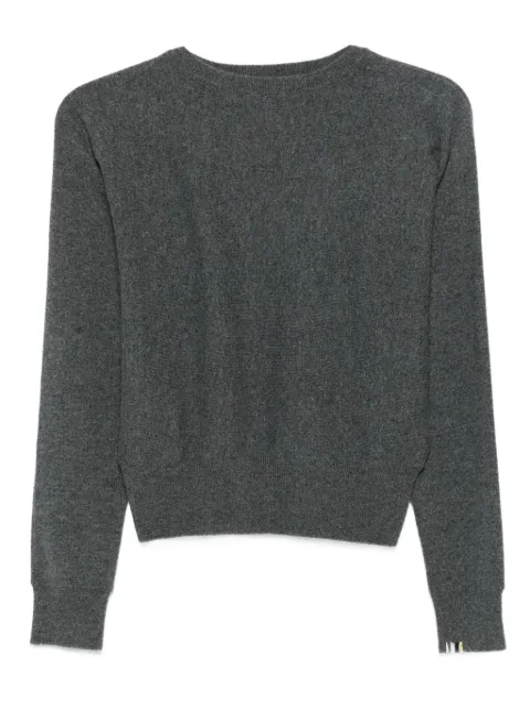 extreme cashmere belle felt long-sleeve sweater Grey 382