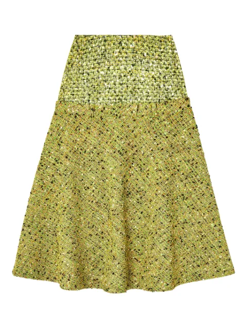 Diesel midi O-Grace-Mix skirt Green A214880QMBQ