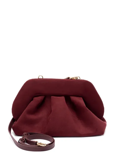 Themoirè pleated clutch bag Red TMFW25TSUE120