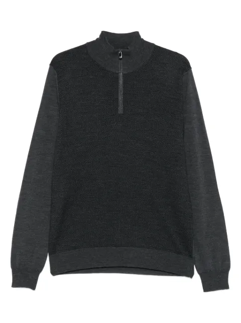 Corneliani zip-front sweater Grey 26M50G2625187