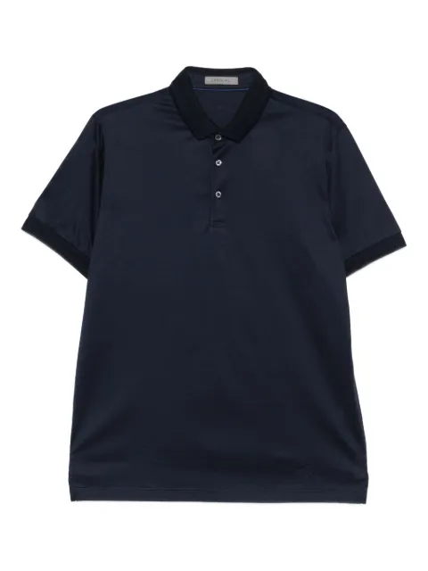 Corneliani short-sleeve polo shirt Blue 26G5012625000