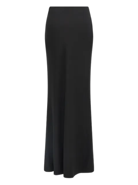 Alessandra Rich crepe maxi skirt Black FABX4223F23350900