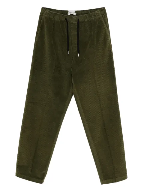 Cellar Door drawstring corduroy trousers Green WA110246WF92578