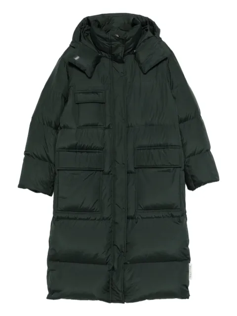 Marc O'Polo hooded zip-up oversized coat Green 209092271015