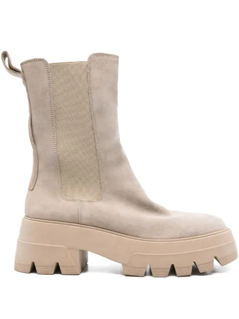 Marc O'Polo 70mm elasticated-panel platform boots Neutrals 21017515002325700