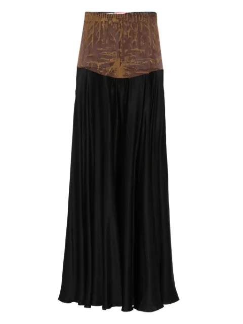 Diesel O-Garcia flared maxi skirt Black A213290PKBL