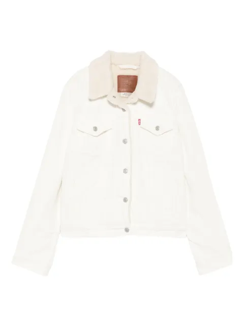 Levi's corduroy sherpa-collar jacket White 36136
