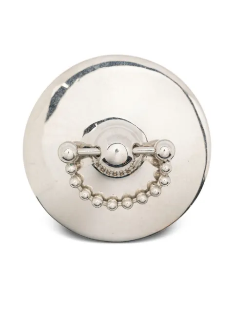 Panconesi Lamina Barbell brooch Silver CAOBD002S