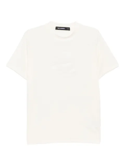 Karl Lagerfeld Ikon-print T-shirt Neutrals 7550325542180