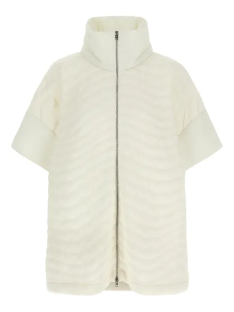 Herno wave-effect padded poncho White JC00027DR560161100