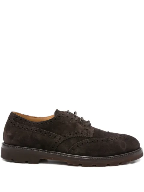Henderson Baracco brogue derby shoes Brown GEORGES4