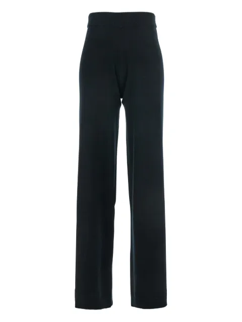 Allude straight-leg wool-cashmere trousers Black 25517706
