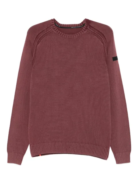 RRD raglan-sleeve cotton sweater Red W25149