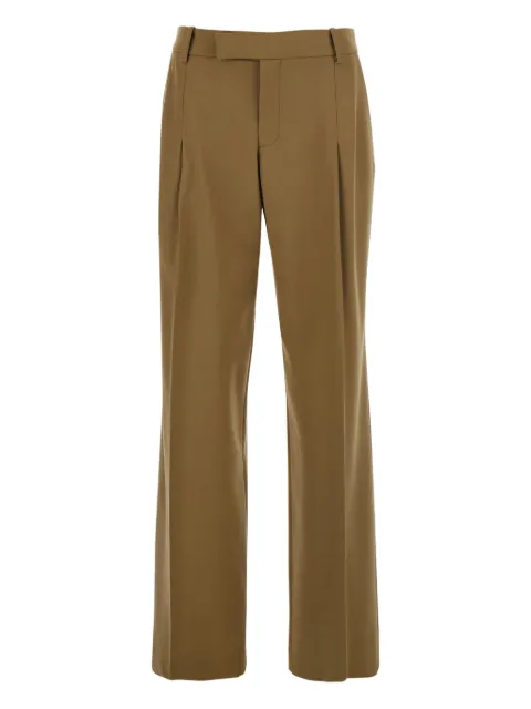 Federica Tosi pleated-front tailored trousers Brown 30804303