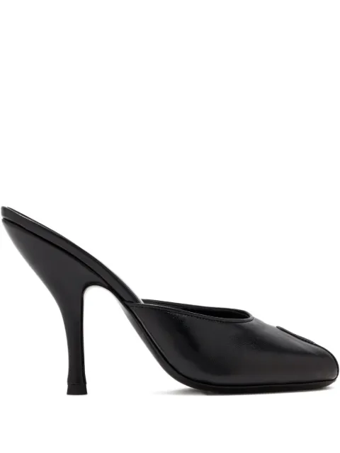 Jude 105mm Date leather mules Black PS25FO003BK001G