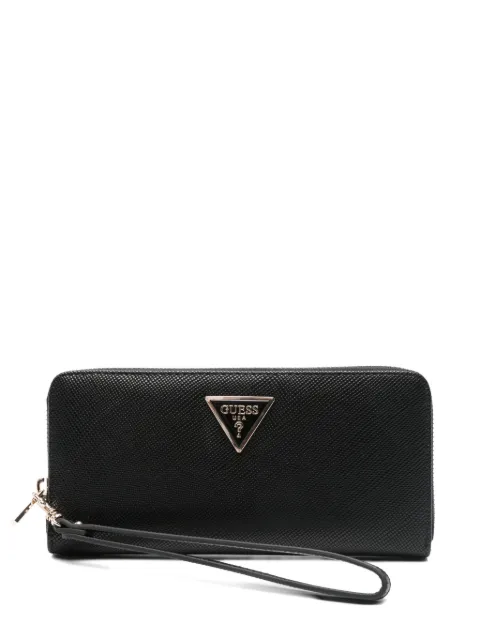GUESS USA Maxi Laurel logo-plaque wallet Black SWZG7459146