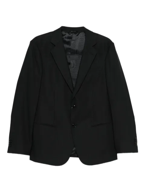 Giorgio Armani wool single-breasted blazer Black GM000605TE18133