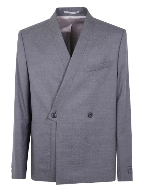 Kenzo double-breasted wool jacket Grey FF65VE1459ID