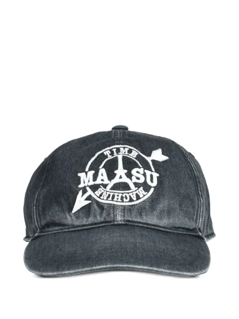 MASU embroidered-logo baseball cap Grey B25F9OJ001BLK