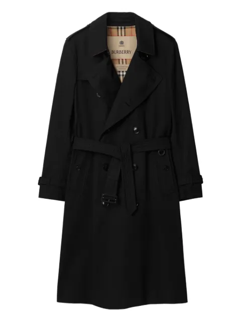 Burberry long kensington Heritage trench coat Black 8117227