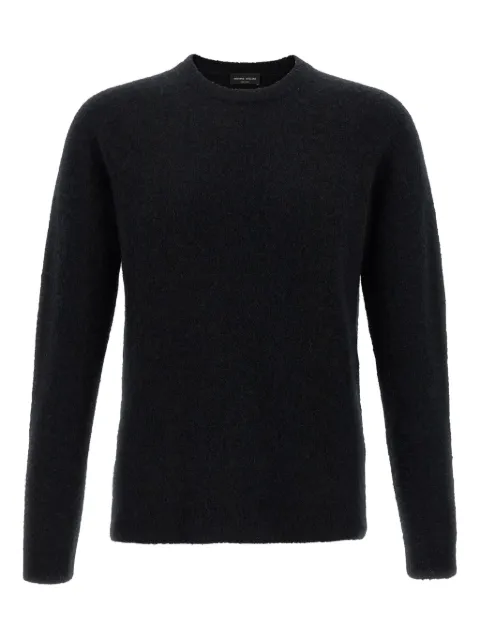 Roberto Collina crew-neck cashmere sweater Black 253M32001