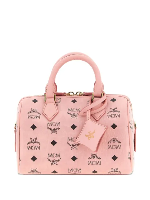 MCM small Ella Boston tote bag Pink MWBFAEA03PZ