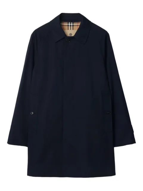 Burberry short Camden Heritage car coat Blue 8117223