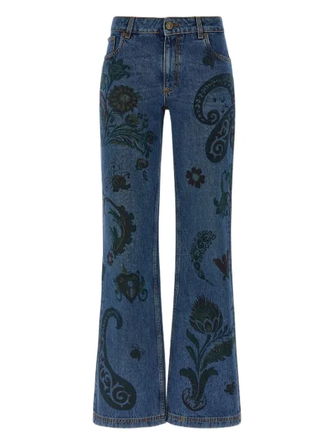 ETRO paisley print jeans Blue WRNB0029AKC92