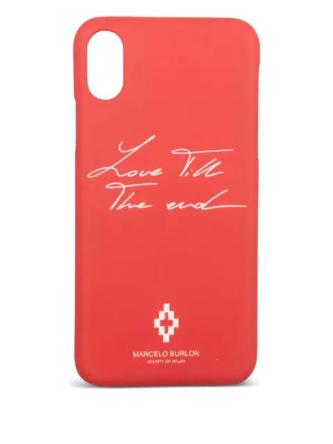COUNTY OF MILAN Love Till The End iPhone XR case Red CWPA013E190081342001
