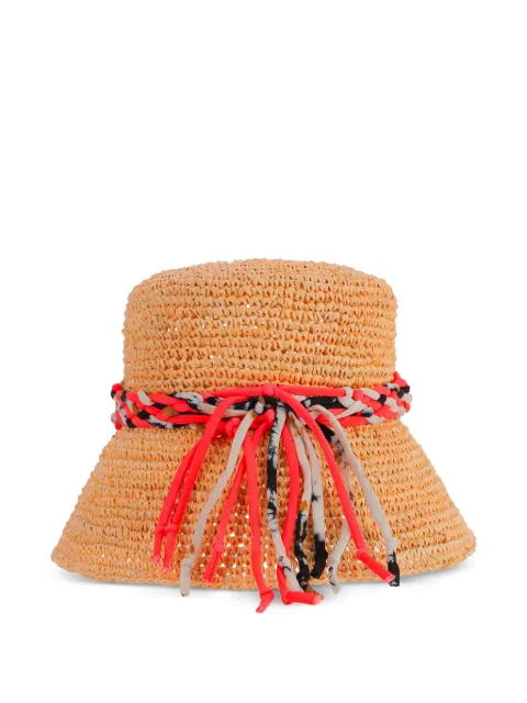 Maison Michel raffia sun hat Neutrals 1128008001NATURAL