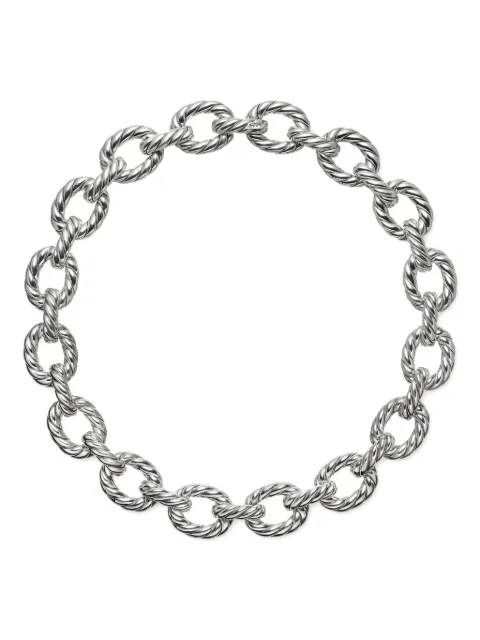 David Yurman sterling silver oval-link necklace Silver N18613SS