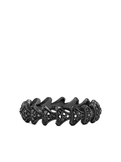 David Yurman titanium Armory® black diamond ring Black R35296MBBABD
