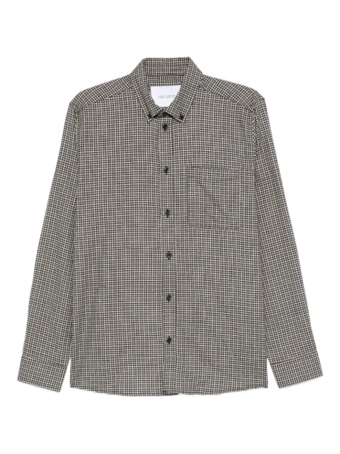 Les Deux gingham-check pocket shirt Black 1000577