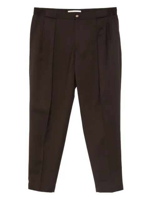Briglia 1949 Portobello pleated-front trousers Brown PORTOBELLOS400100