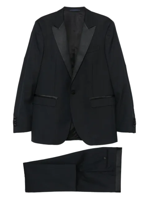 Lanvin satin-trimmed suit Blue RMSU0011D0490029NAVYBLUE